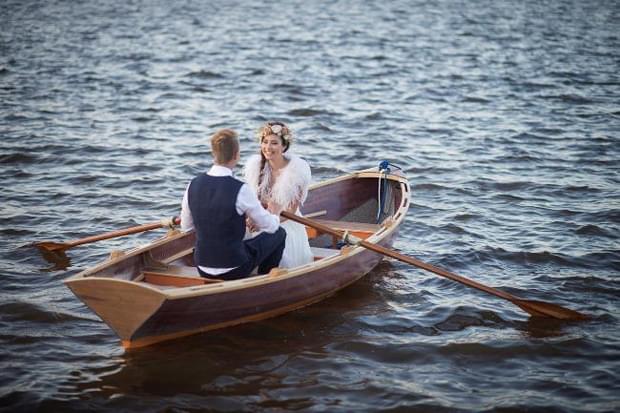 inspiracje ślub wesele nad jeziorem żeglarski ślub motyw przewodni
