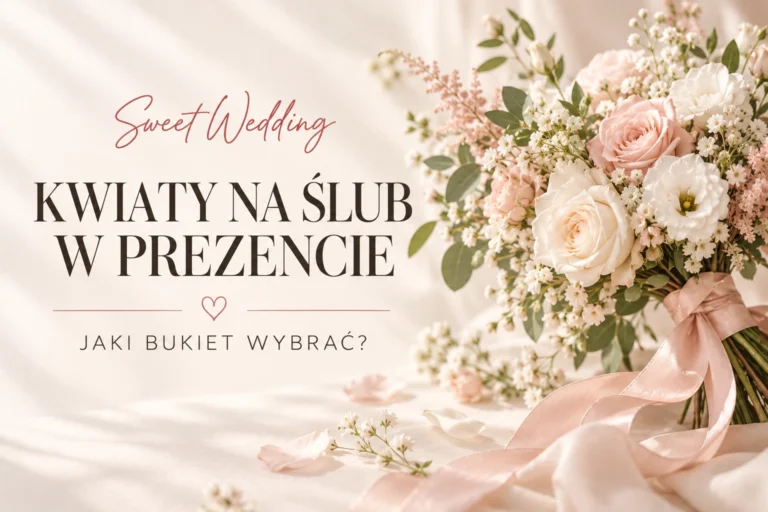 kwiaty na ślub w prezencie