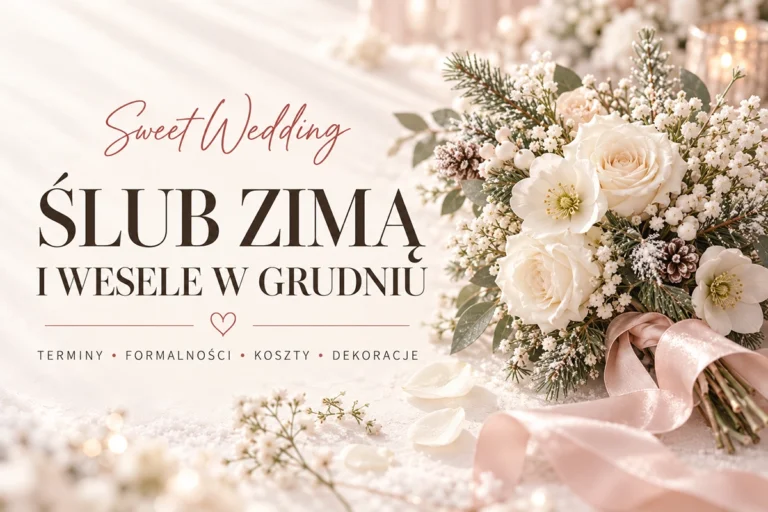 ślub zimą wesele w grudniu